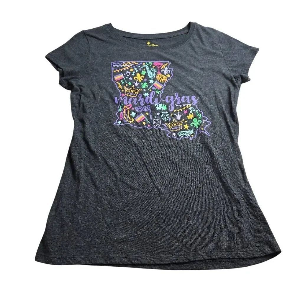 Louisiana Mardi Gras shirt M